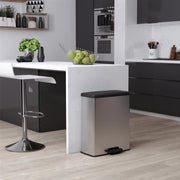 Curver Curver Pedal bin Deco Rectangular 65 L Silver colored - afbeelding 5