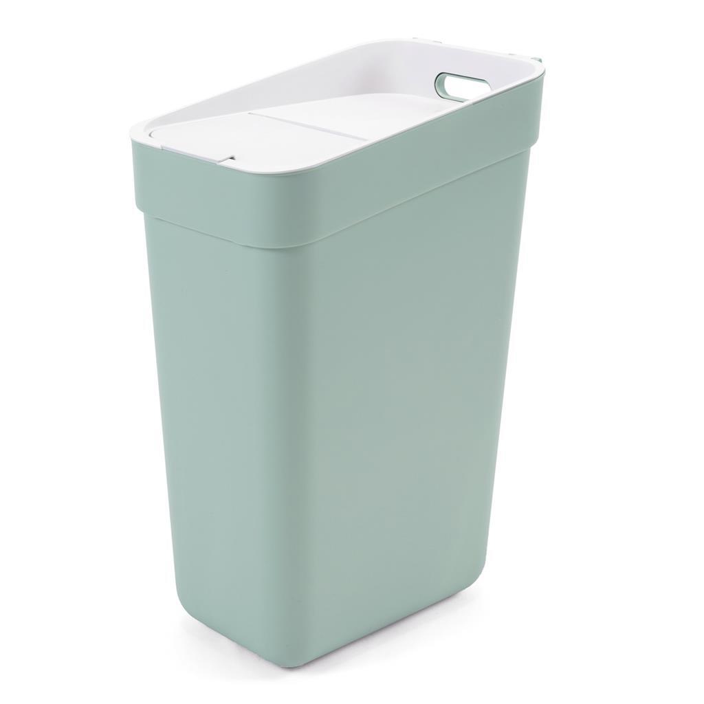 Curver ready to collect prullenbak 30l groen lichtgrijs