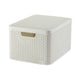 Curver style opbergmand met deksel 30l wit