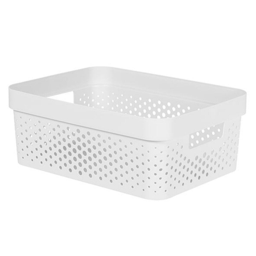 Curver Curver Infinity Dots Box 11L 35.6x26.6x13.6 cm blanco