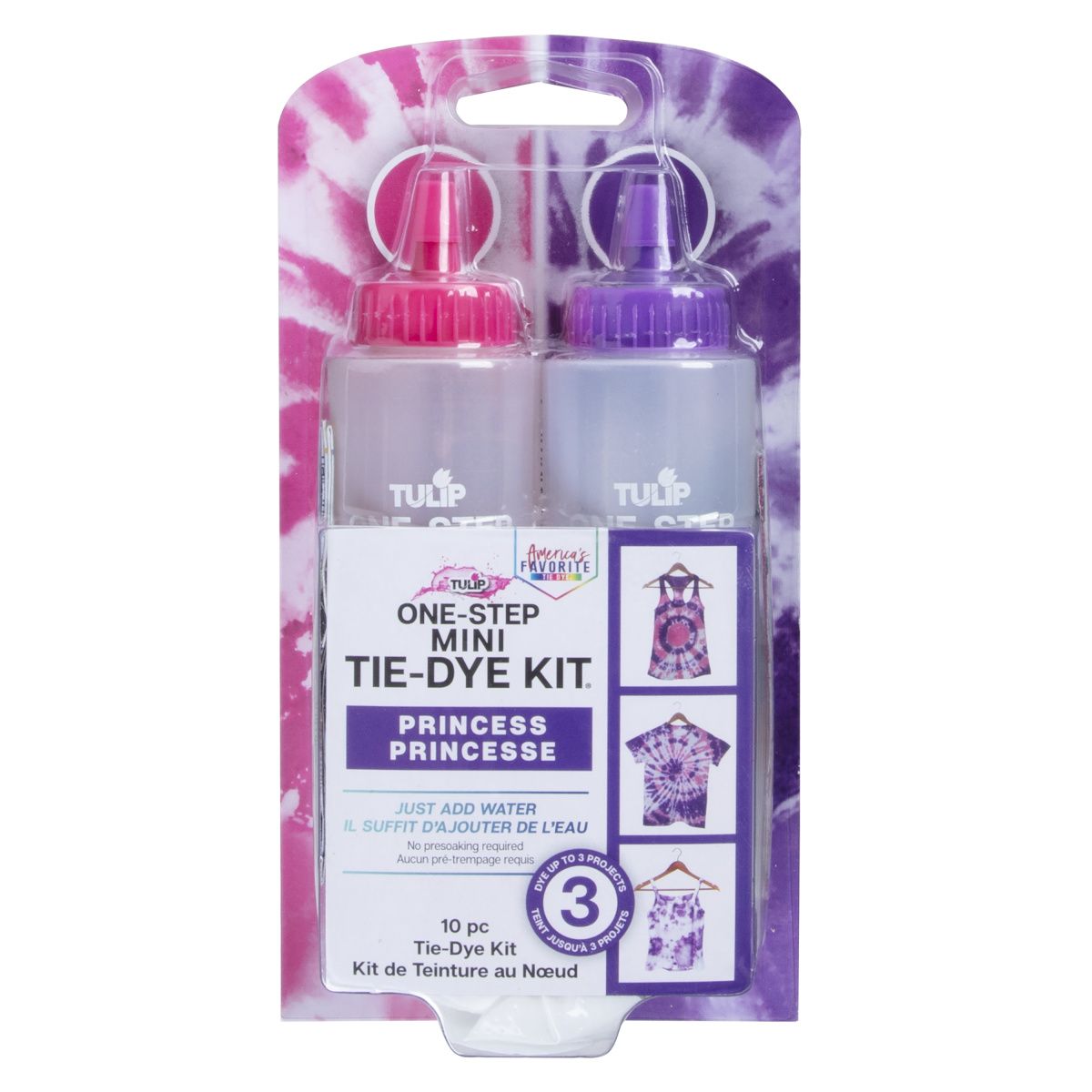 Tulipano tie dye tulipano in un unico passaggio • kit tie-dye 2 colori principessa
