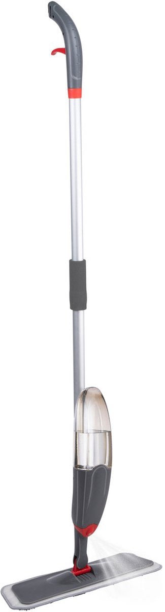 Dirt Devil Mop con funzione spray - Mop rotante a 360° - incl. panno per scopa - bottiglia ricaricabile da 640 ml - per uso asciutto e bagnato - plastica - grigio