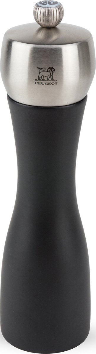 Peugeot fidji zoutmolen 20 cm - mat zwart - beukenhout