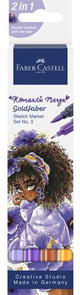 Rotulador faber-castell - goldfaber set no.3 colección manga romántica - fc-164733