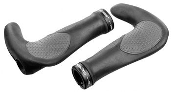 Ergotec gestisce Oslo Bar-Ends Long Black Grey