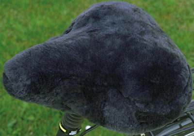Rökü hartje basic zadelovertrek saddle cover f.ladies lambskin anthracite