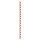 Binding spines gbc plastic a4 8mm red capacity 45 sheets