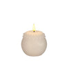 Ideas 4 seasons led kaars wax bloem parel crème ø9xh12cm