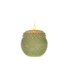 Ideas 4 seasons led kaars wax bloem parel groen ø9xh12cm