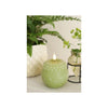 Ideas 4 seasons led kaars wax bloem parel groen ø9xh12cm