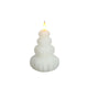 Ideas 4 seasons led kaars wax boom wit ã˜6,9xh12cm