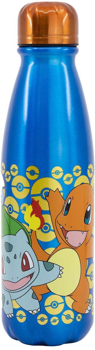 Pokémon in alluminio da bere Pokémon, 600 ml