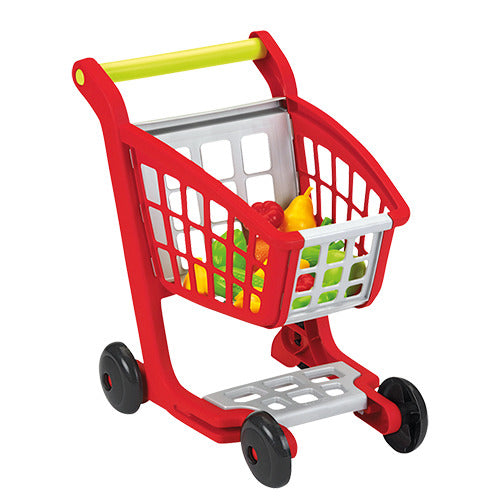 Ecoiffier 100% Chief Shopping Cart con comestibles