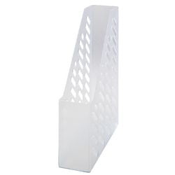 Cassetta portariviste han 1602 in polistirolo per a4 32x7,6x24,8cm trasparente