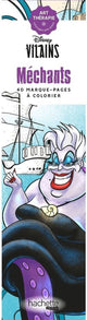 Segnalibri Hachette Heroes Disney da colorare - Vilains méchants - colorare per adulti