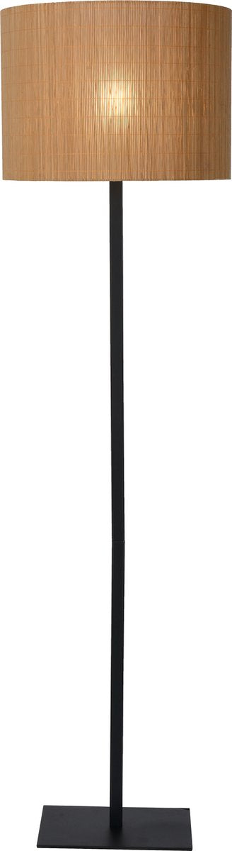 Lucide magius - lámpara de pie - ø 42 cm - 1xe27 - natural - japandi