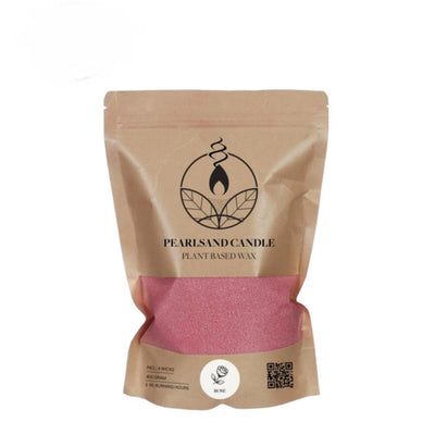 Ideas 4 seasons candle sand with rose scent 400 grams