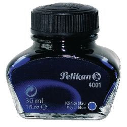 Inchiostro Pelikan 4001 barattolo di vetro 30ml blu