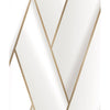Dutch wallcoverings behang geometric wit en goudkleurig