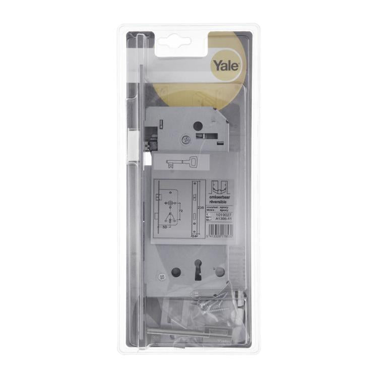 Yale 1019027 - 1 cerradura de embutir doble reversible a1306 50mm | 1 pieza