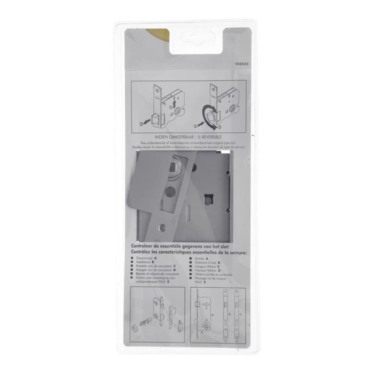 Yale 1019034 - 1 cerradura de embutir doble reversible a1306 55mm | 1 pieza