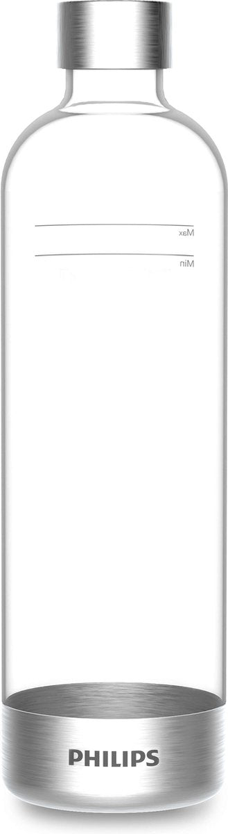 Philips add912 10 borracce per uso quotidiano 1000 ml polietilene tereftalato (PET), acciaio inossidabile acciaio inossidabile, trasparente