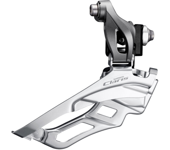 Shimano Voorkerailleur 2 x 8 velocidades Claris FD-R2030 LAG DOW-PULL 63-66 ° 46-52T GRIS