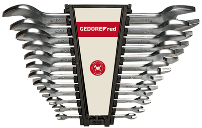 Gedore r05105012 | dubbele steeksleutelset | lang| sw 6-32 mm | 12-delig - 3300960