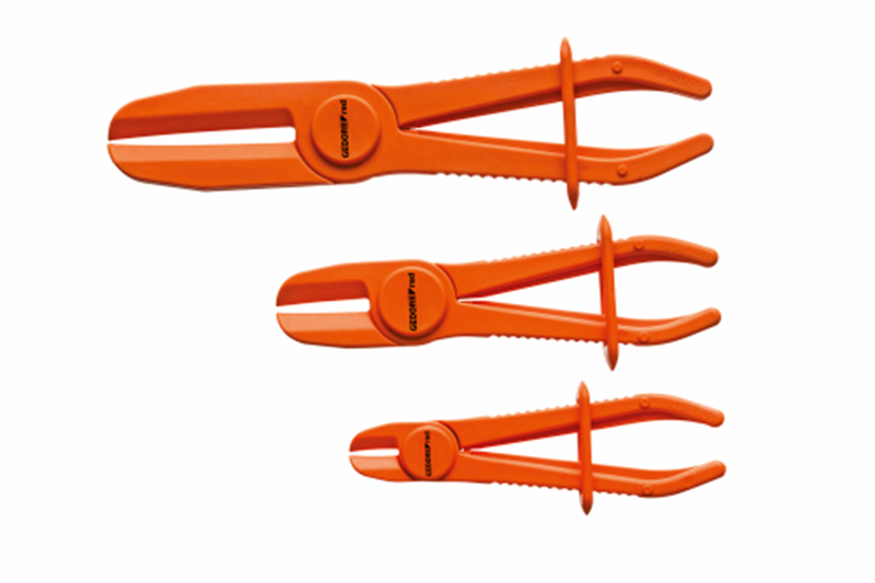 Set di tang clip rosso gedore Ø 0-60 mm arancione a 3 pezzi