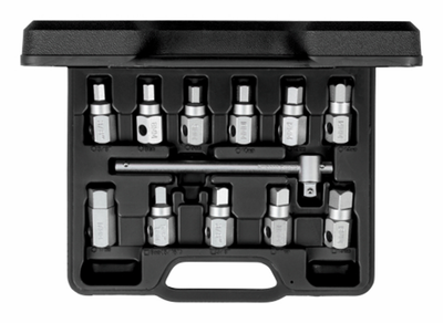 Gedore olieaftapsleutelset | q-greep 3 8” | 12-delig - 3301544