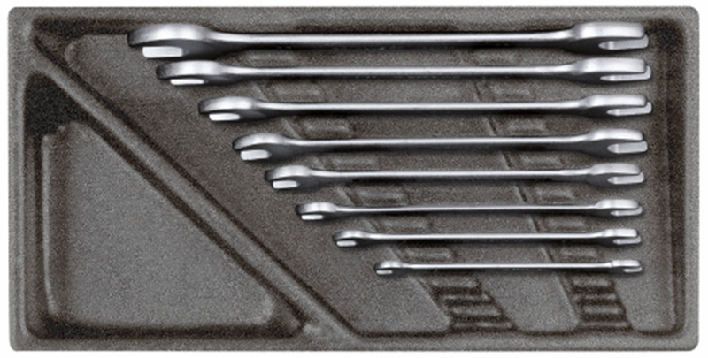 Gedore Red Red Sight Set 1 3 CT Módulo Silver 8 piezas