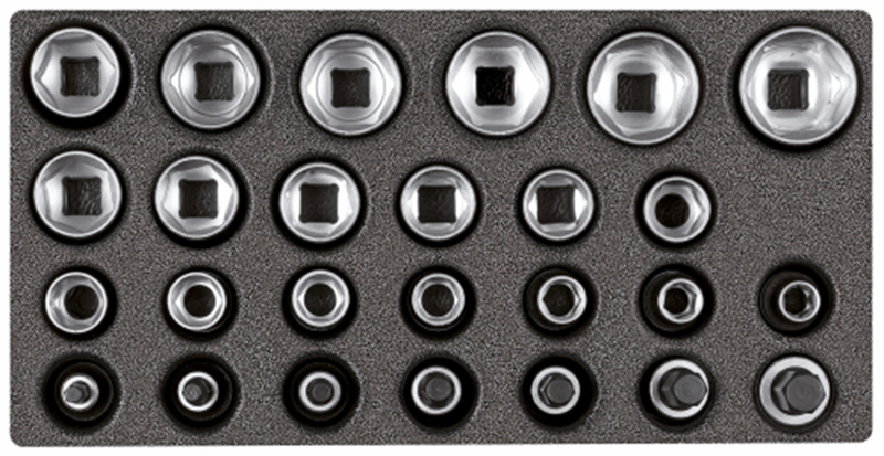 Gedore dopsleutelset 1 2” | 2 6 ct-module | 26-dlg - 3301708