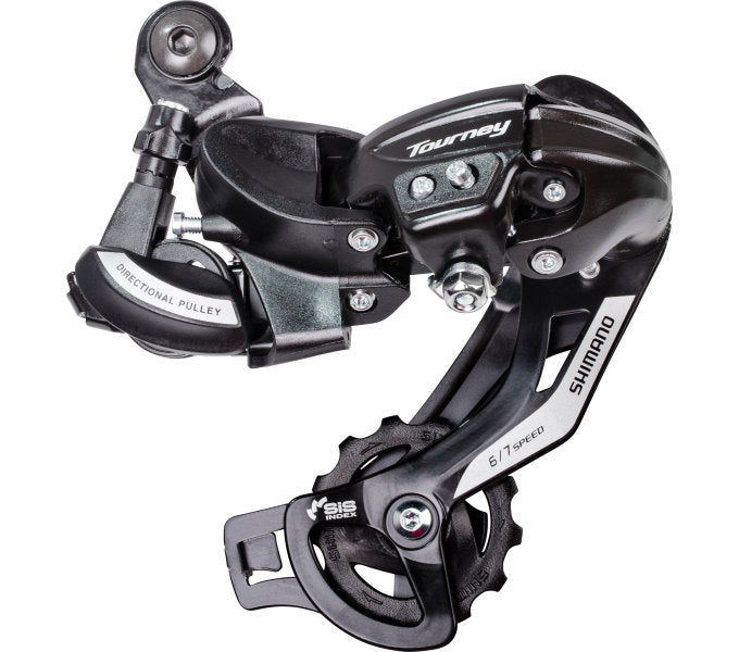 Shimano Tourney TZ500 a 6 velocità Deralleur. Per conferma sul percorso del deragliatore, (pacchetto sospeso)