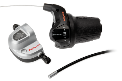 Shimano Turner 3 Speed ​​Nexus SL-3S42E con cavi e Clickbox Black (confezionamento del workshop)