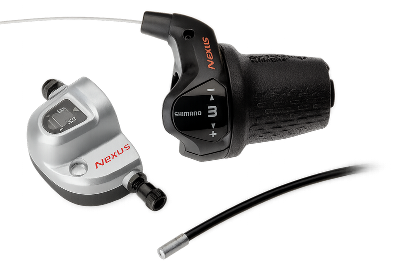 Shimano Turner 3 Speed ​​Nexus SL-3S42E con cavi e Clickbox Black (confezionamento del workshop)