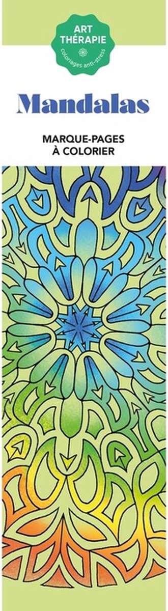 Hachette Heroes 50 segnalibri da colorare - mandala - 190 grammi