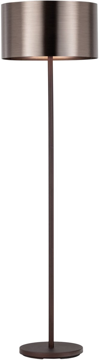 Eglo saganto 1 - lampada da terra - 1 luce - E27 - color rame marrone