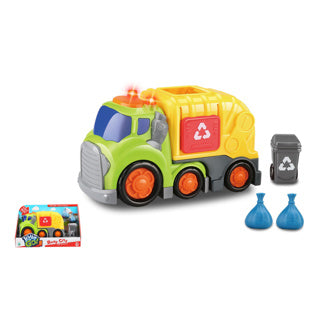 Kiddygo Garbage Truck con luce e suono 19,5 cm