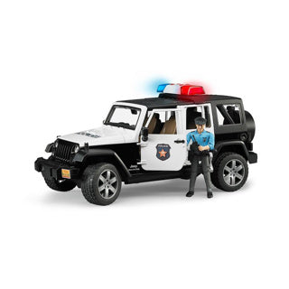 Bruder Jeep Wrangler Ilimited Rubicon Police Car con PO
