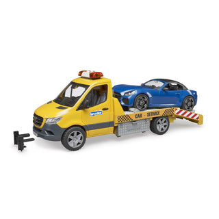 Bruder mercedes benz sprinter auto transport en roadster modelvoertuig (02675)
