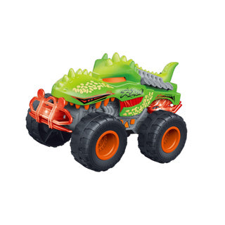 Ruote rapide mostruck dino verde con luce e suono