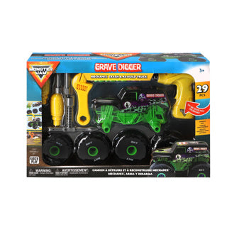 Hot wheels monstertruck mechanix 1:18 grave digger speelgoedauto.
