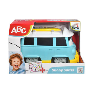 Autobus Dickie Sunny Surfer Bus 25 cm con adesivi