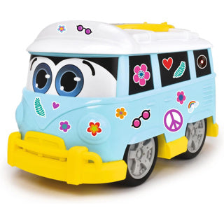 Autobus Dickie Sunny Surfer Bus 25 cm con adesivi