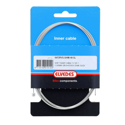 Elvedes Schakel Binnenk 2250 mm de acero inoxidable NIP. 6472RVS-SHIM-49-SL