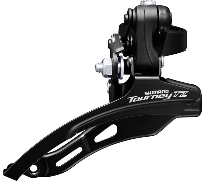 Shimano Voorkerailleur 6 Torneo a 7 velocità TZ FD-TZ510 Down Swing con morsetto alto Ø31,8 mm 48t