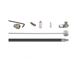 Rollerbrake Kabelkit Elvedes BR -IM41 50 53 1700mm 2250mm in acciaio inossidabile - nero (su mappa)