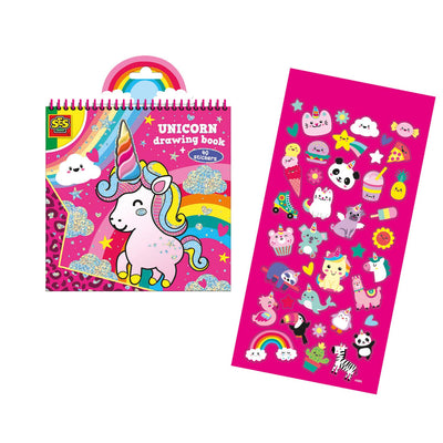 Libro da colorare di unicorno ses