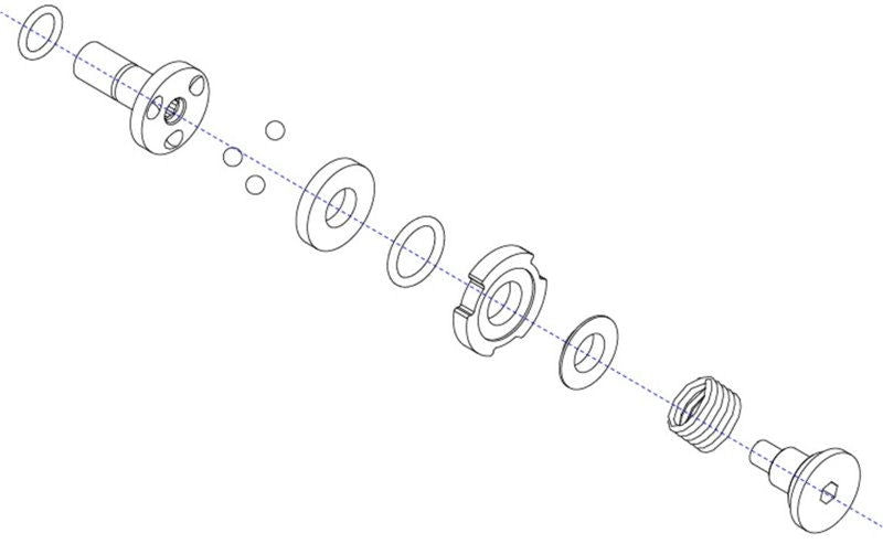 I componenti della scatola stringono una 11 velocità