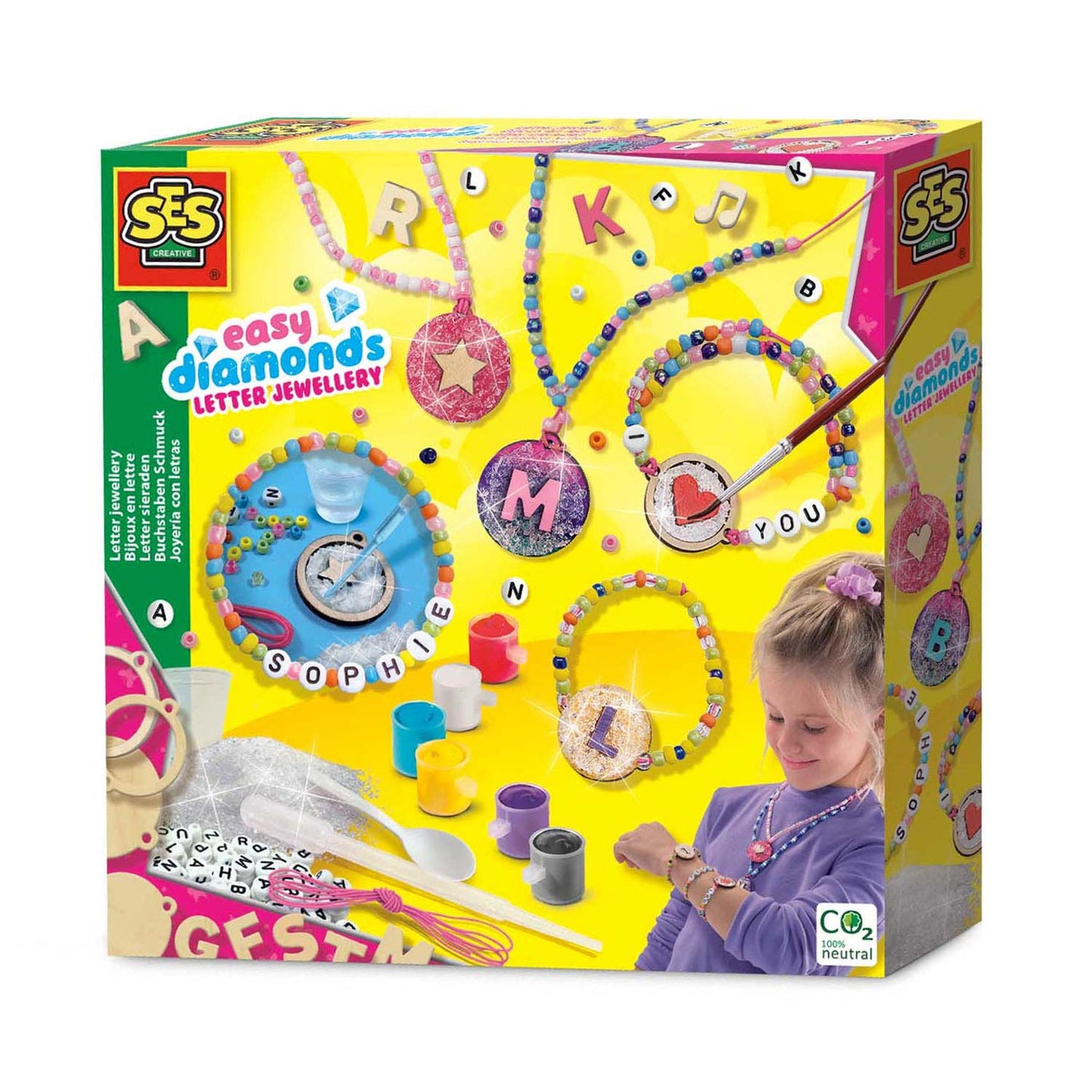 SES Easy Diamonds - Gioielli per lettere